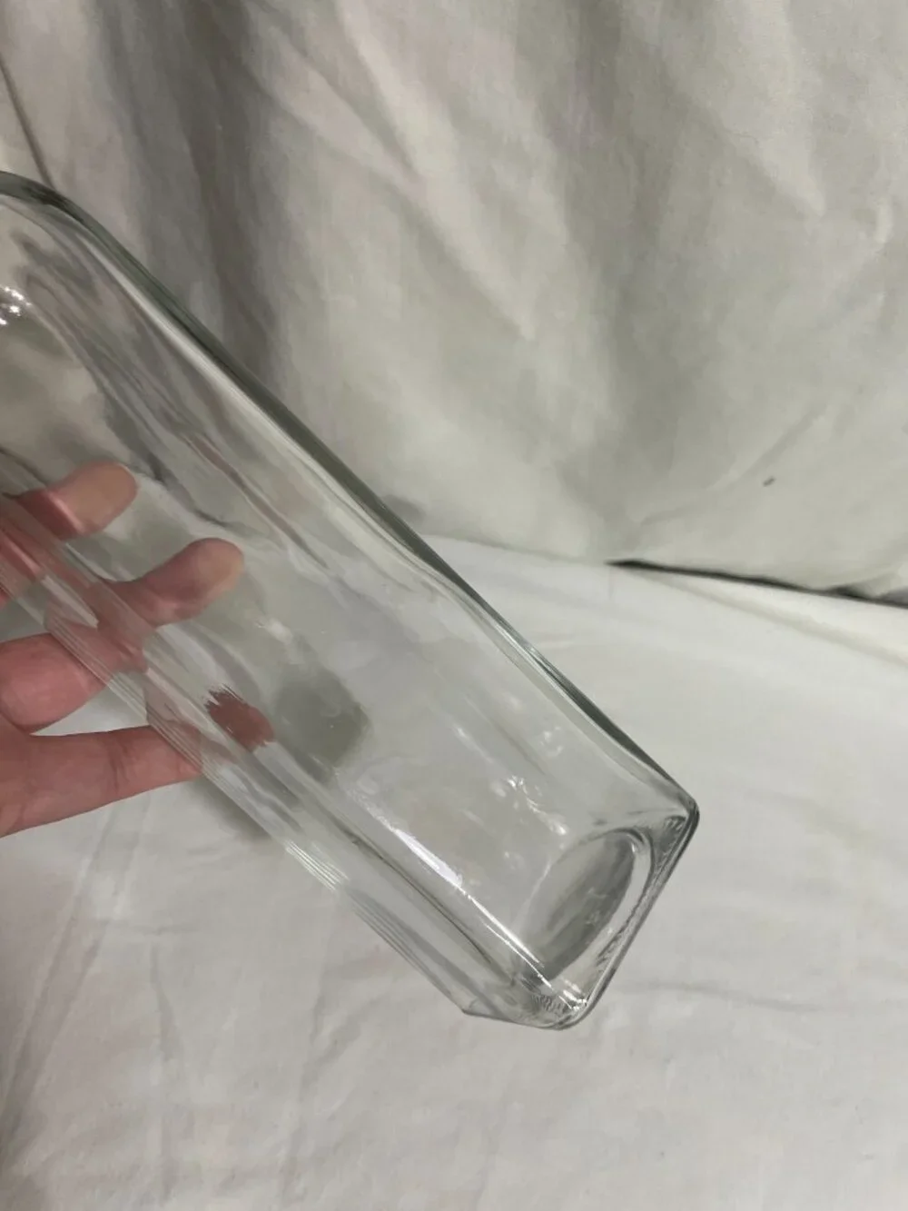 Glass Olive Oil & Vinegar Dispenser Bottle w/ Stainless Steel Pour Spout 11